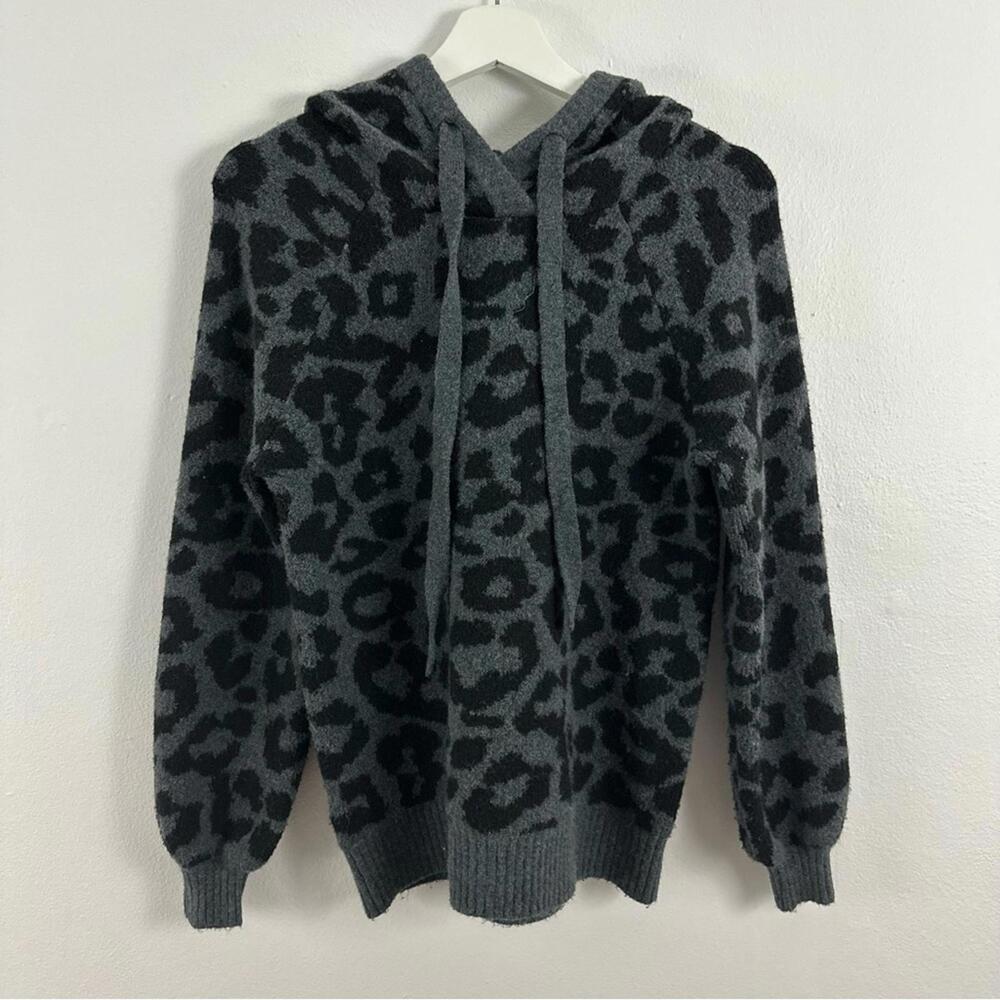 LOFT Leopard Print Hoodie Sweater Women's Size XSP